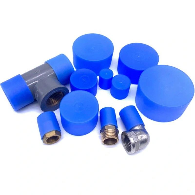 PVC Outer Dust Cover, Stainless Steel Pipe Protective Cap, Round Pipe Plastic Pipe Plug, External Buckle Steel Pipe Plastic Pipe Capstainless Steel Pipe Plug