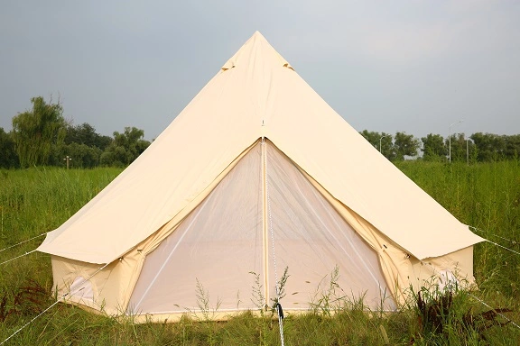 5 M Cotton Canvas Bell Teepee Tent for Glamping