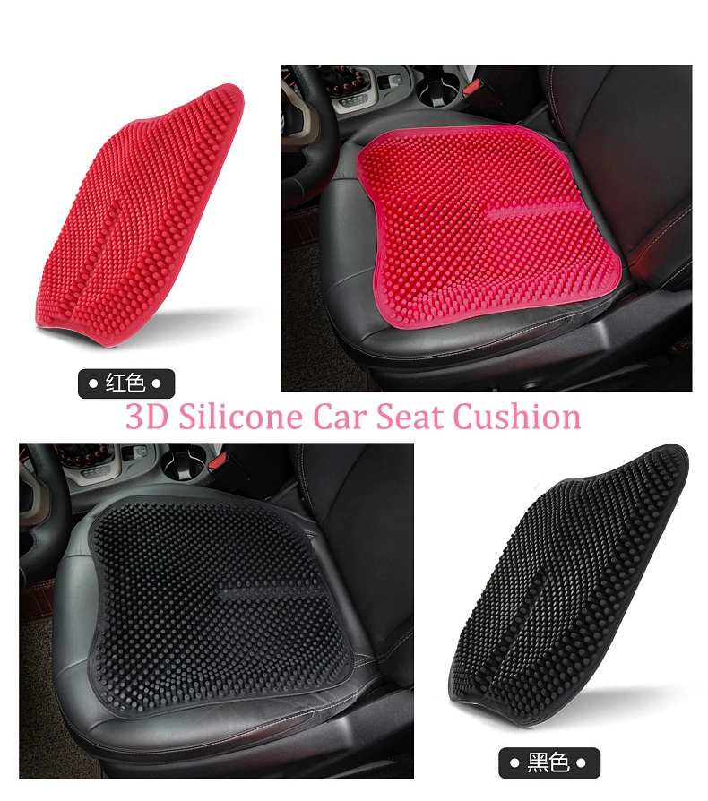 Custom Rubber Product Anti-Decubitus Breathable 3D Silicone Car Seat Cushion Summer Ventilation Massage Physiotherapy Car Sit Chair Cover Cushion Mat