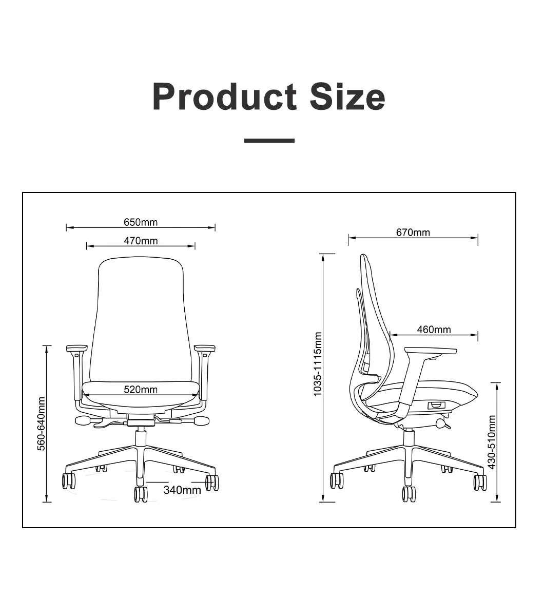 Fabric Cover Rocking Locking Titling Functional Mesh Office Computer Chair