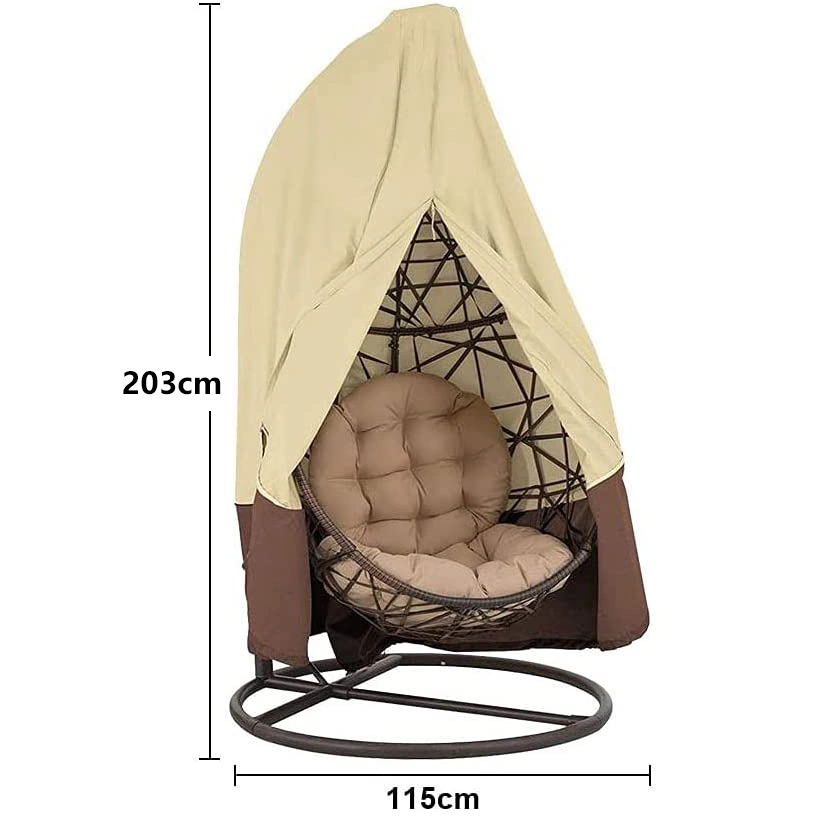 Heavy Duty Waterproof Dustproof UV Resistant Garden Patio Furniture Protection Outdoor Swing Chair Cover