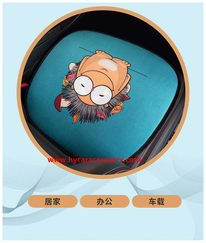 Car Decoration Car Interiorcar Accessory Home Office Universal Cartoon USB Heating Cushion Pad Winter Auto Heated Car Seat Cover