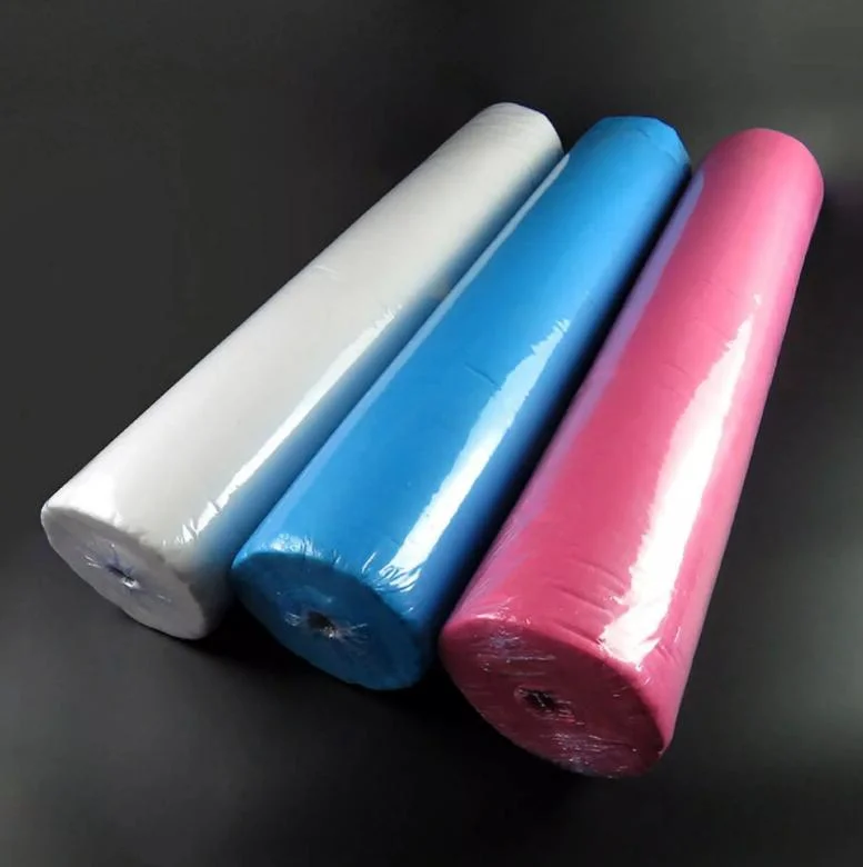 Wholesale Purchase Medical Consumable Non-Woven Fabric Disposable Bed Sheet Rolls for Massage Table Facial Chair Beauty SPA