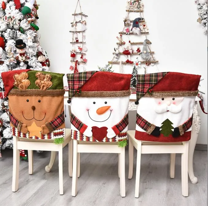 Christmas Decoration Chair Cover Stool Cover New Doll Chair Cover European and American Decorative Ornaments Home Furnishings