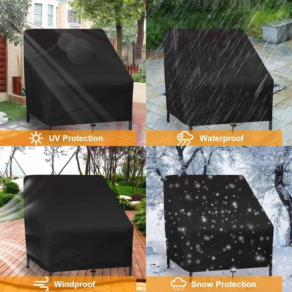 Waterproof Outdoor Chair Cover, Outdoor Terrace Furniture Cover, Rocker Lounge Deep Chair Cover