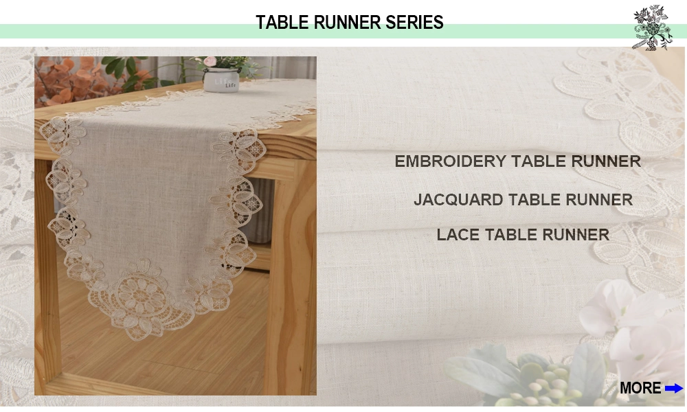 Table Wholesale Floral Pattern Jacquard Table Cover