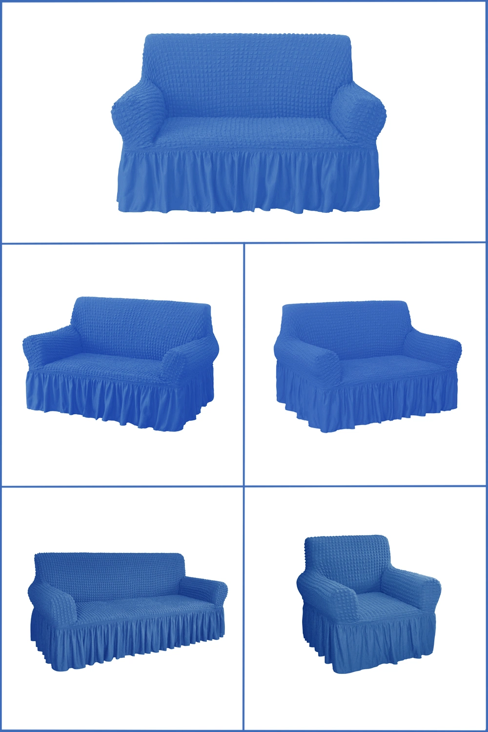 Wholesale Washable Three Linings of Sofa Cover Set Couch Slipcover