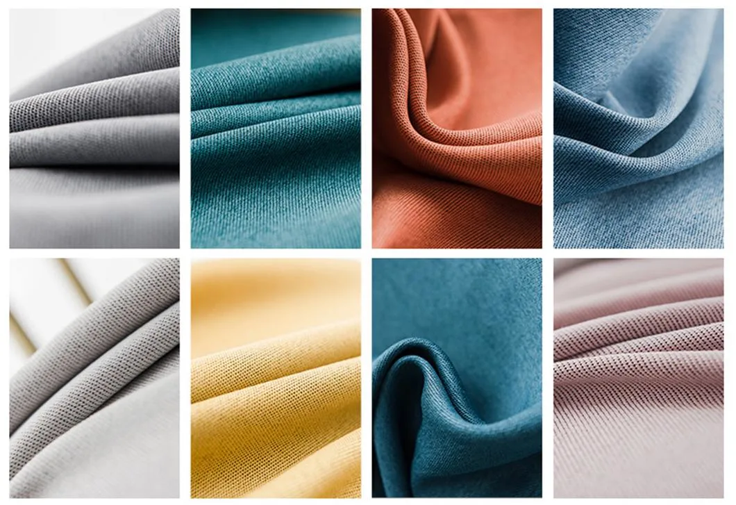Redsun Textile 100 Polyester Home Textile Upholstery Fabrics Blackout Velvet Sofa Cover for Faux Linen Fabric