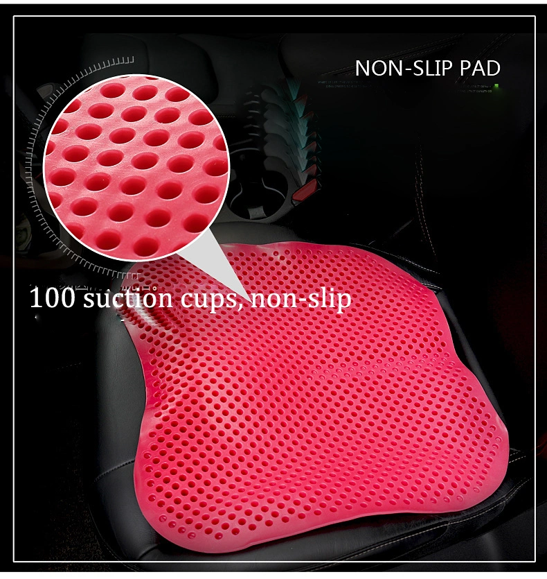 Custom Rubber Product Anti-Decubitus Breathable 3D Silicone Car Seat Cushion Summer Ventilation Massage Physiotherapy Car Sit Chair Cover Cushion Mat