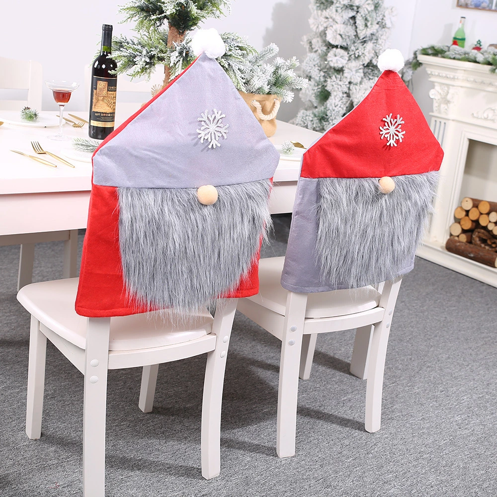 Christmas Chair Covers Xmas Kitchen Dining Chair Back Covers Santa Hat Chair Covers Dining Decorations Christmas Table Decoration