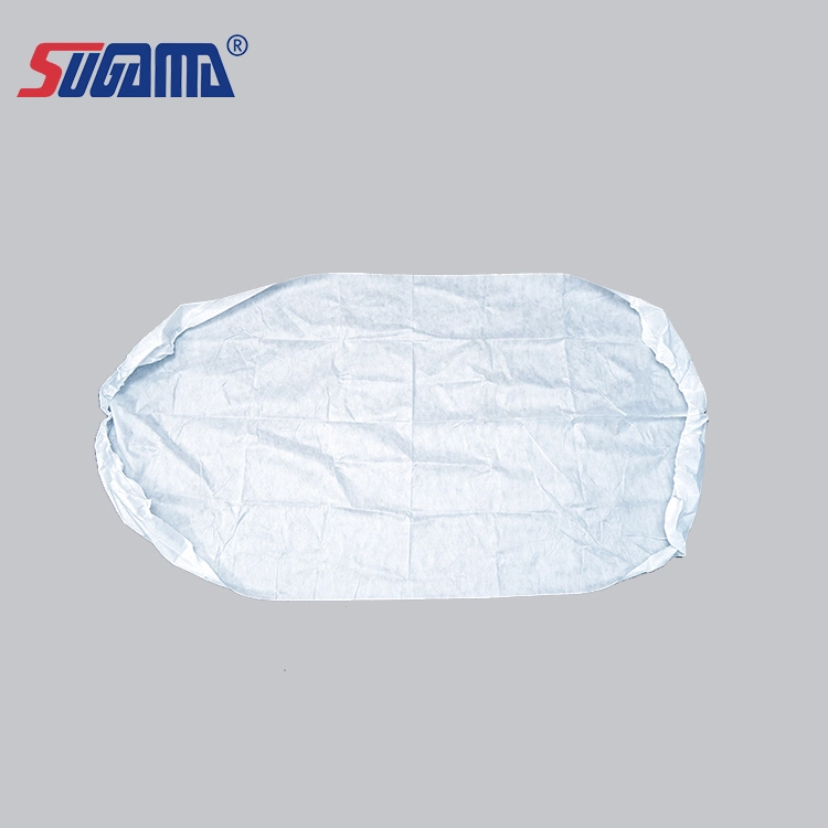 White and Blue Disposable Elastic Fitted Bed Sheets Cover for Massage Table Facial Chair SPA