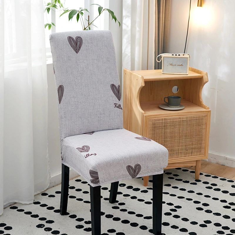 China Factory Elastic Chair Covers Printed Slipcover