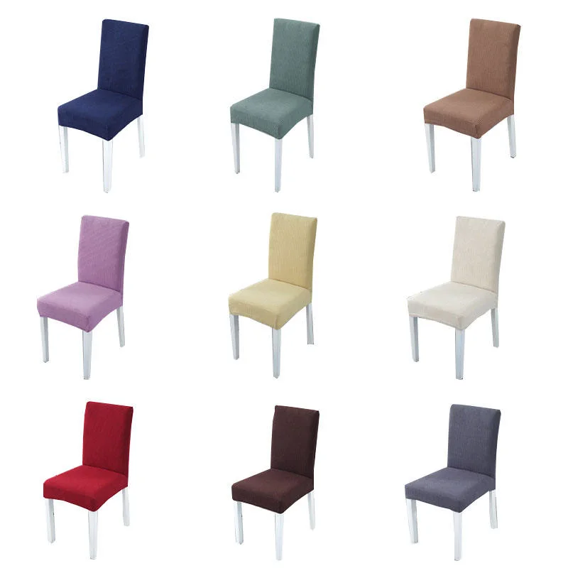 Spandex Twill Chair Covers Wedding Dining Chair Covers Universal Removable Washable