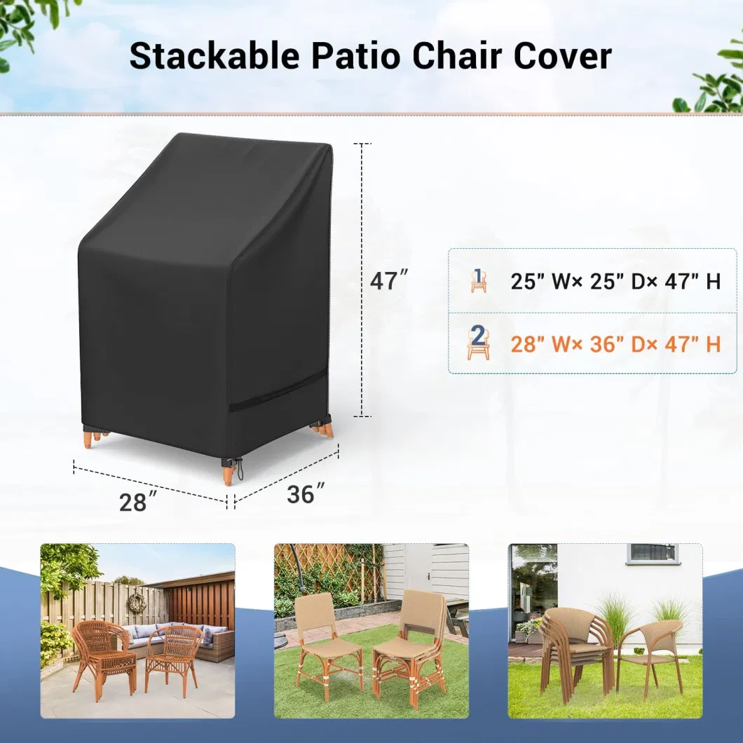Stacking Outdoor Chair Covers Outdoor Swivel Lounge Chair Cover Patio Rocking Chair Covers for Outdoor Furniture