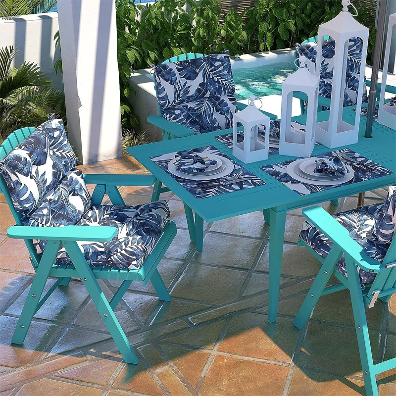 Replacement Patio Outdoor Garden High Back Chair Sofa Seat Cushion with Unique Printed Designs