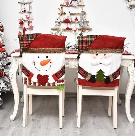 Christmas Decorative Doll Chair Cover