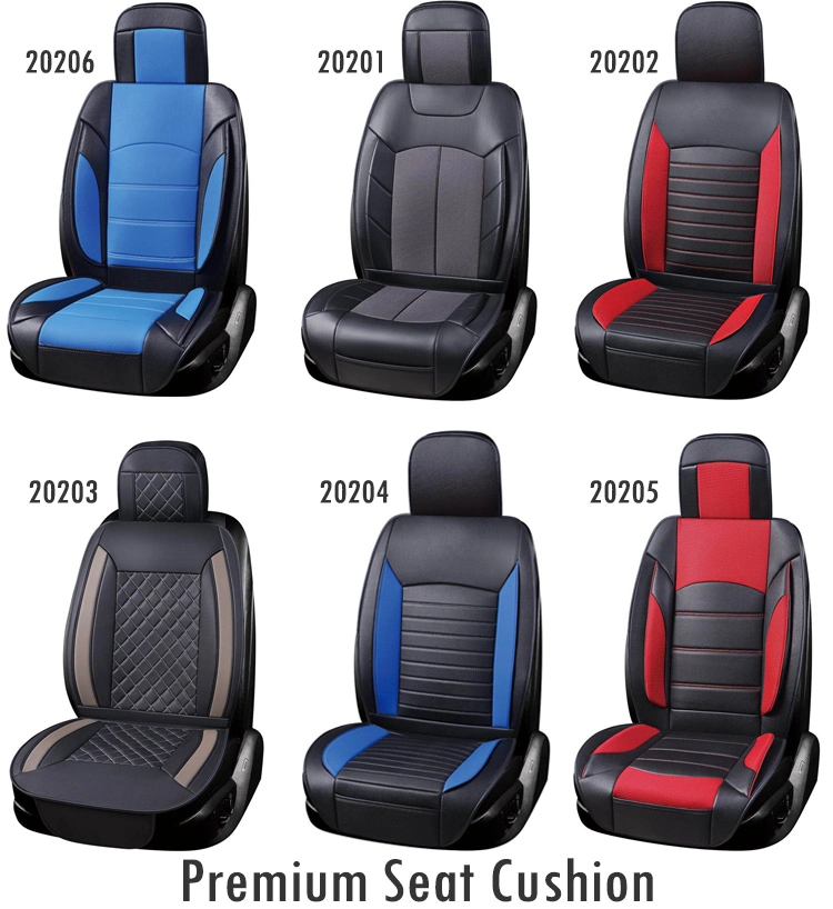 Universal 5D Protective Waterproof PU Leather Front Seat Cover