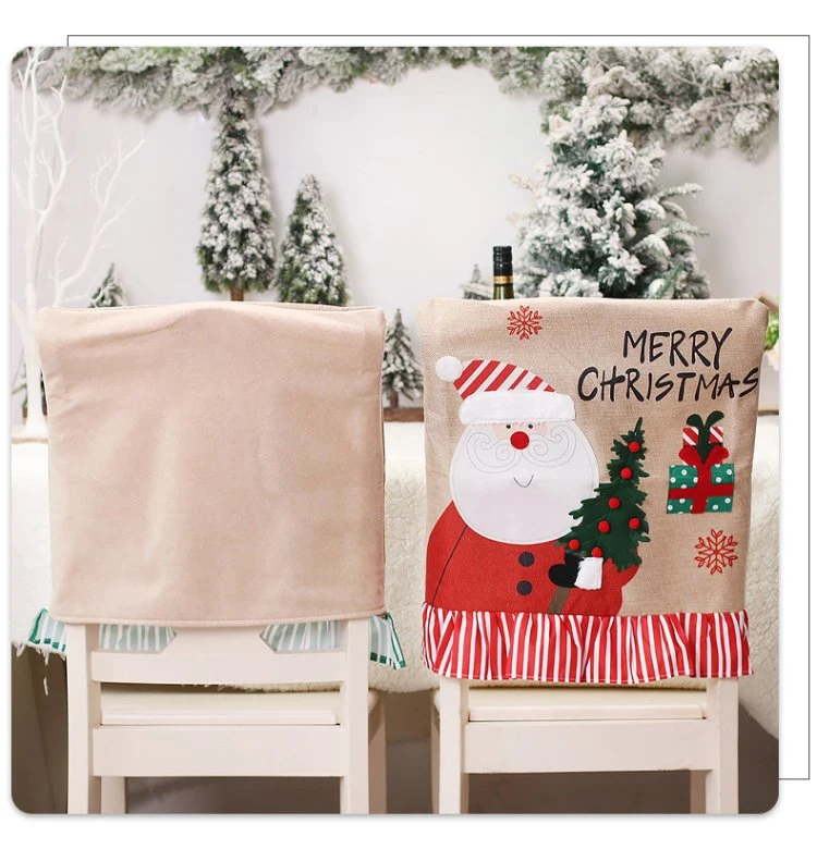 Christmas Kitchen Dress up Prop Santa Claus Christmas Chair Cover