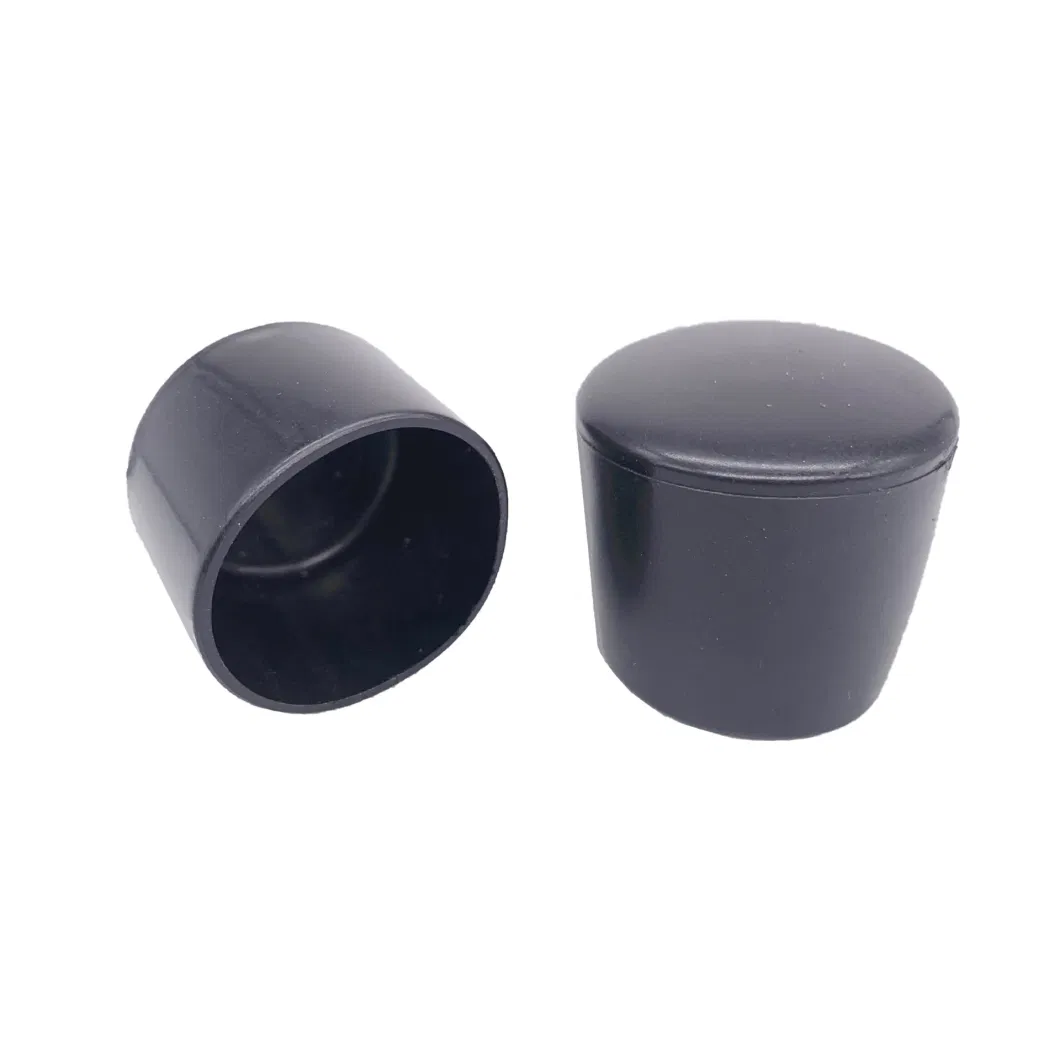 Transparent Rubber Sleeve/25 * 25 Square Pipe Sleeve/Table and Chair Scratch Resistant Foot Sleeve