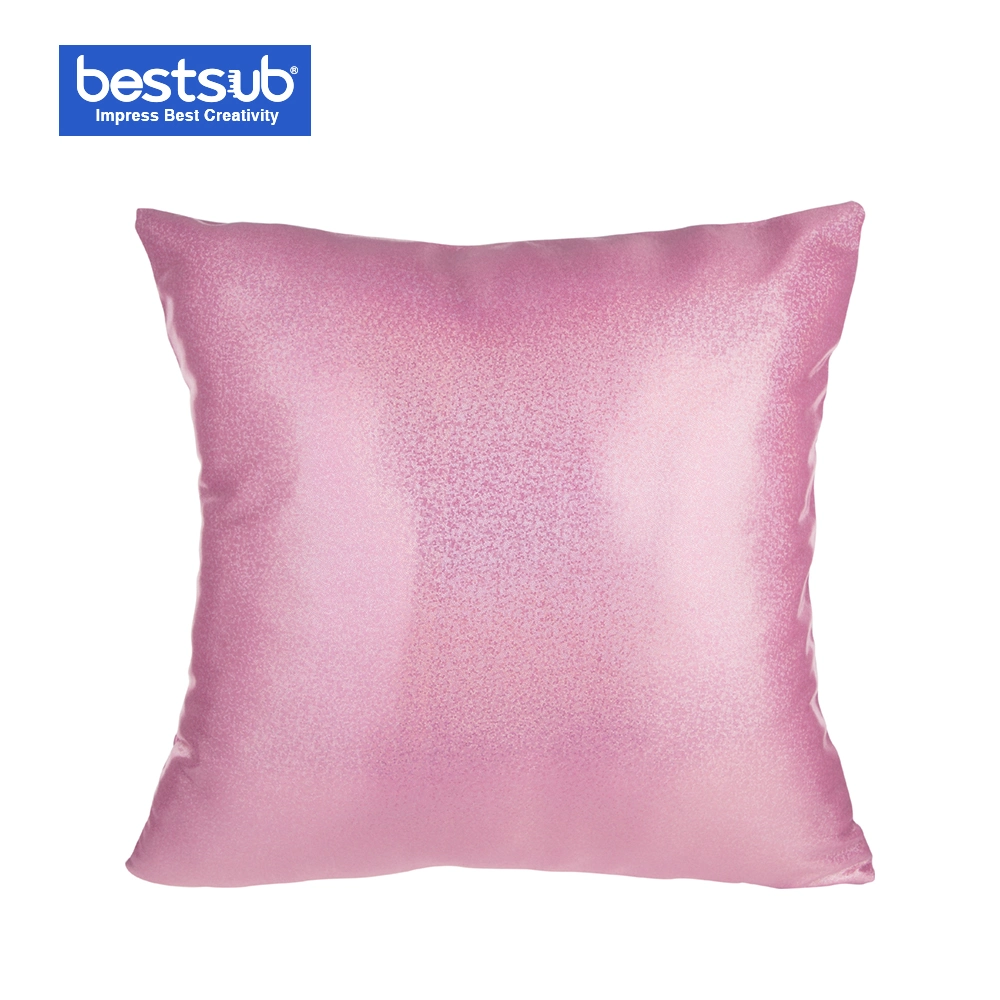 Bestsub Sublimation Glitter Pillow Cover (40*40cm, Pink)
