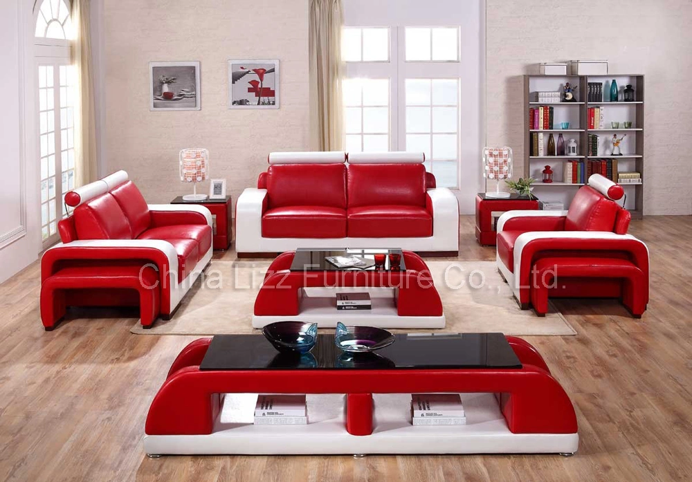 Latest Modern Living Room Set Genuine Leather Sofa