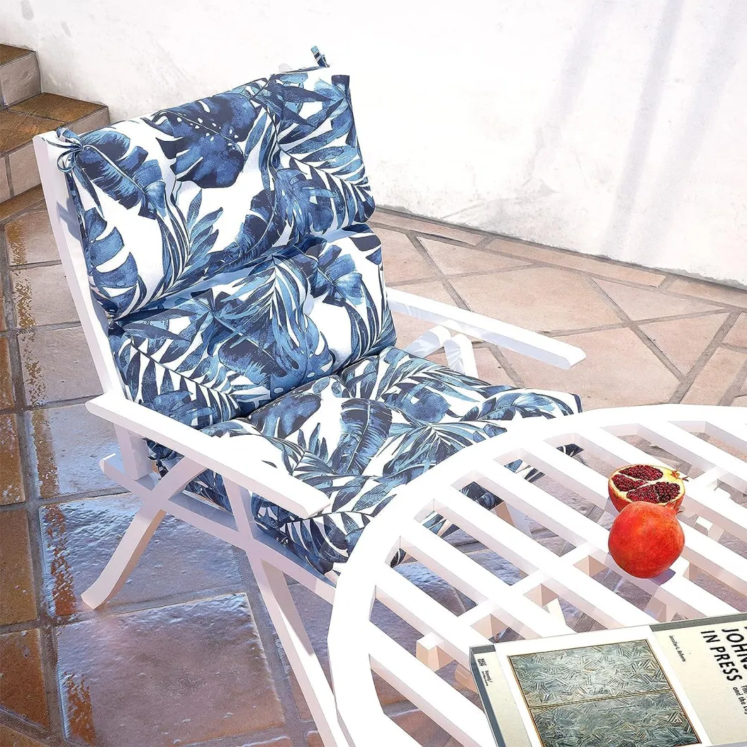 Replacement Patio Sofa Seat Cushion for Outdoor Garden Chair with Unique Printed Designs