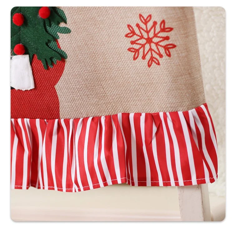 Christmas Kitchen Dress up Prop Santa Claus Christmas Chair Cover