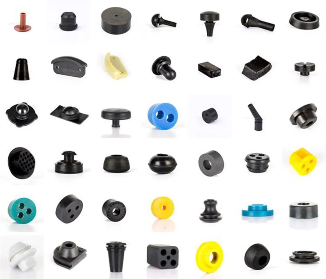 Custom-Made Aging Resistant Black Square Pipe Plastic End Caps / Cover with Thread