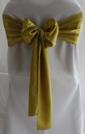 Customized Satin Sashes for Special Events Chair Covers