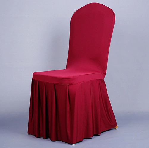 High Quality Spandex Solid Plain Chair Cover Hotel Wedding Banquet Elastic Chair Cover