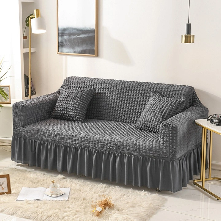 Wholesale Elastic Stretchable Sofa Cover Fabric, 3 Seater Protective Skirt Slipcover Sofa Cover