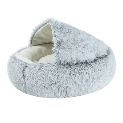 Nuevo diseño de perro gato Cave casa de mascotas para el invierno