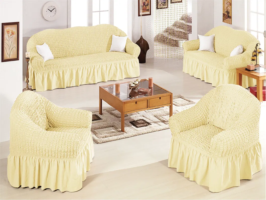 Classic Color Washable Stretchable Sofa Seat Cushion Cover