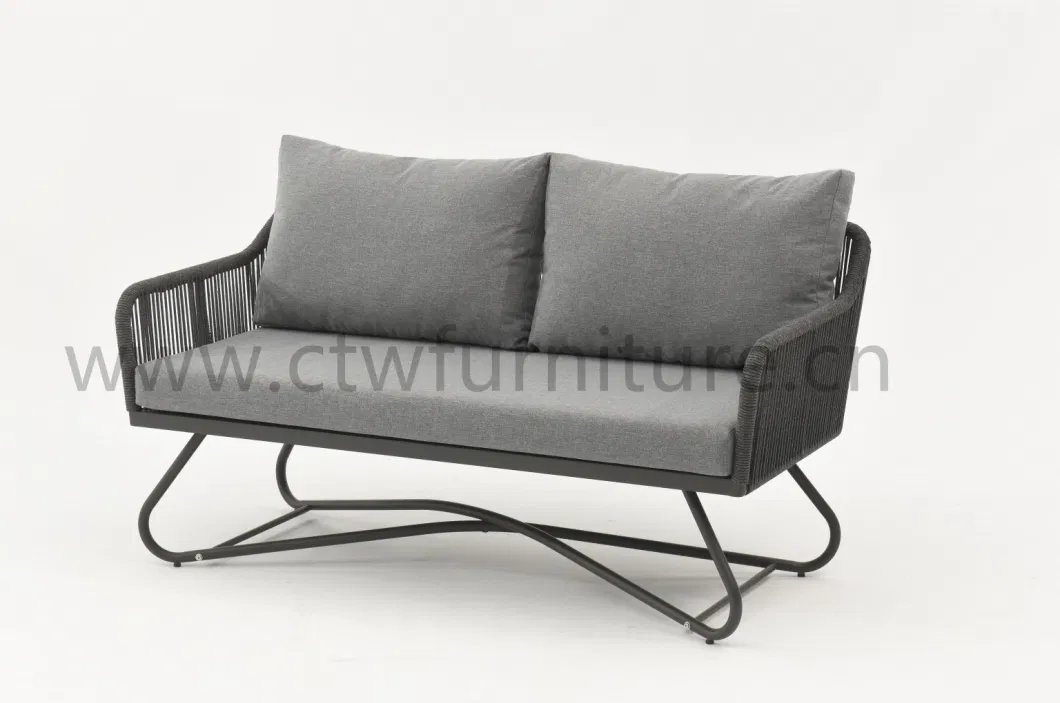 Home Project Hotel Use Furniture Outdoor Aluminum Waterproof Sofa Set Chair