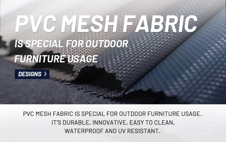 Znz PVC Mesh Waterproof Outside Sofa Cover Fabric for Outdoor Furniture Upholstery Sling Fabric Outdoor