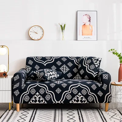 Divano letto moderno e facile da montare coprisuono elastico tirato stampato Impostazione
