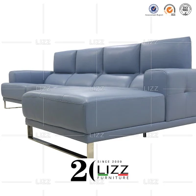 Set divano letto in pelle angolo relax modulare soggiorno