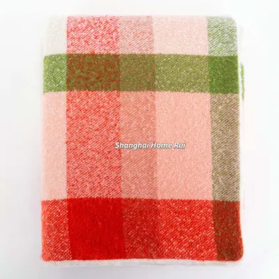 Home Outdoor divano letto Auto morbido caldo spesso rosso Due lati Verifiche di plaid Tiro Sherpa in Fur Cozy Coperchio