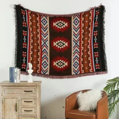 Home tessile divano coperta garza Letto divano coprifamiglia Chic Tassel Multifunzione