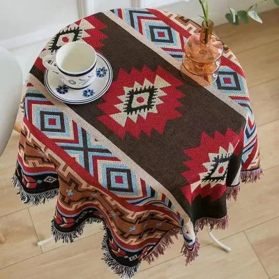 Home tessile divano coperta garza Letto divano coprifamiglia Chic Tassel Multifunzione