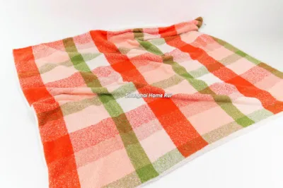 Home Outdoor divano letto Auto morbido caldo spesso rosso Due lati Verifiche di plaid Tiro Sherpa in Fur Cozy Coperchio