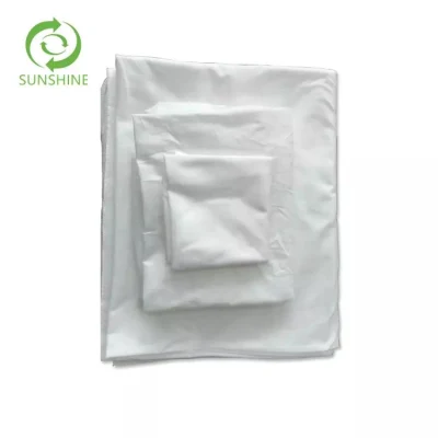 Set biancheria da letto non tessuto Spunlace monouso tessuto non tessuto Spunlace letto Spunlace Lenzuola materasso trapuntato copriletto