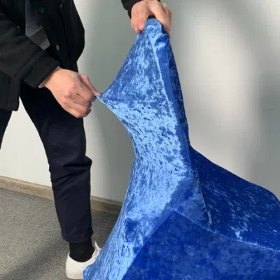 Vendita all&prime;ingrosso di lusso Hot-Selling per sedile di cerimonia nuziale Spandex Velvet pieghevole Copriseduta
