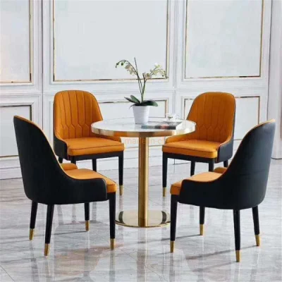 15% di sconto sulla sala da pranzo Home Event Table Restaurant Furniture Metal Sedia Commercio all&prime;ingrosso Prezzo a buon mercato Wedding Rose Gold Infinity sedia Dining Sedia per banchetti