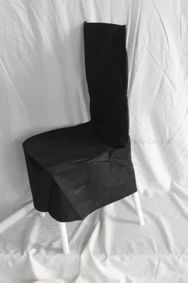 Economici White Black Wedding Dining Stretch coprischenza per riporre Eventi antipolvere decorazione dell&prime;hotel in festa Spandex elastico coprisedile grande