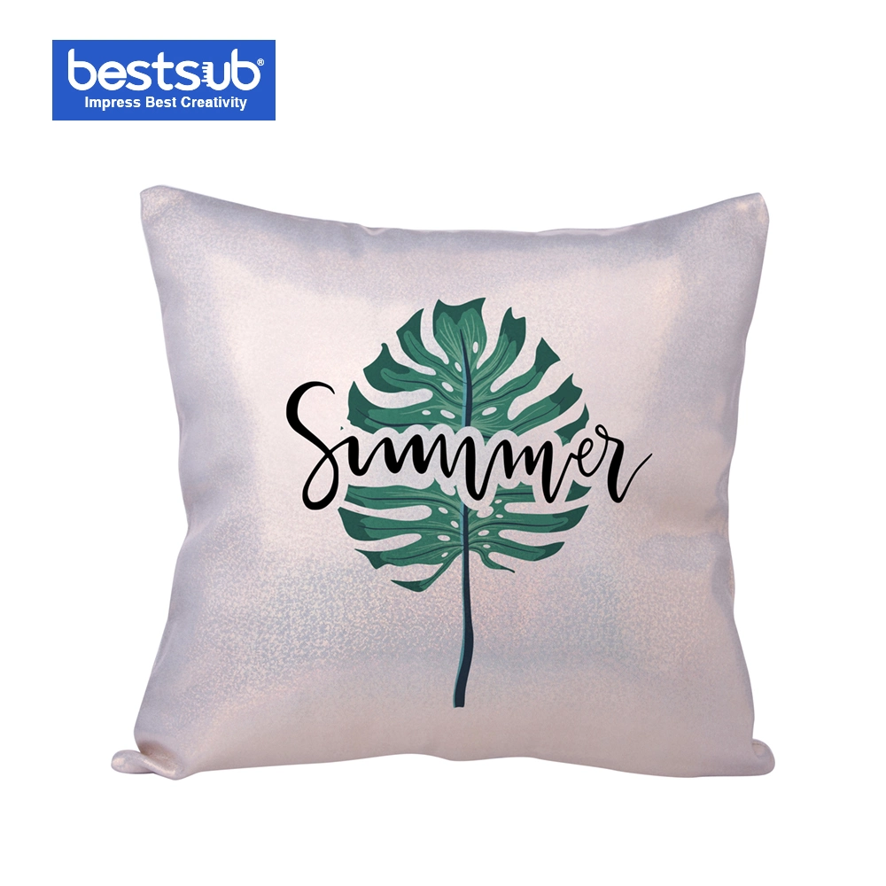 Bestsub Sublimation Glitter Pillow Cover (40*40cm, Champagne)