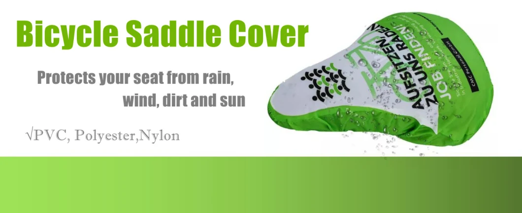 Factory Custom PVC/Polyester/Cotton/Nylon Saddle Cover Bicycle Seat Cover for Outdoor Waterproof and Dustproof