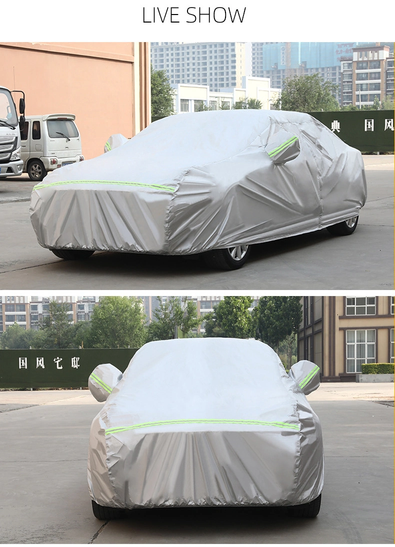 Manufacturer Direct Sales Automatic Waterproof Hail Tent Covers Outdoor for Padded Proof Fabric Mirror Fashion Steering Plastic Snow Folding Car Cover