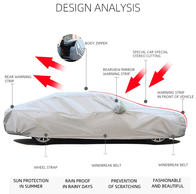 Manufacturer Direct Sales Automatic Waterproof Hail Tent Covers Outdoor for Padded Proof Fabric Mirror Fashion Steering Plastic Snow Folding Car Cover