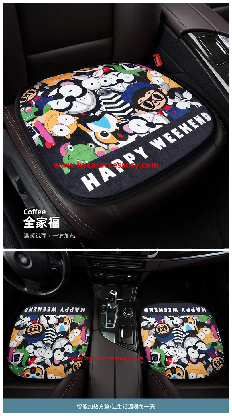 &#160; Car Decoration Car Interiorcar Accessory Home &#160; Office Universal Cartoon USB &#160; Heating Cushion Pad Winter Auto Car Heated Seat Cover